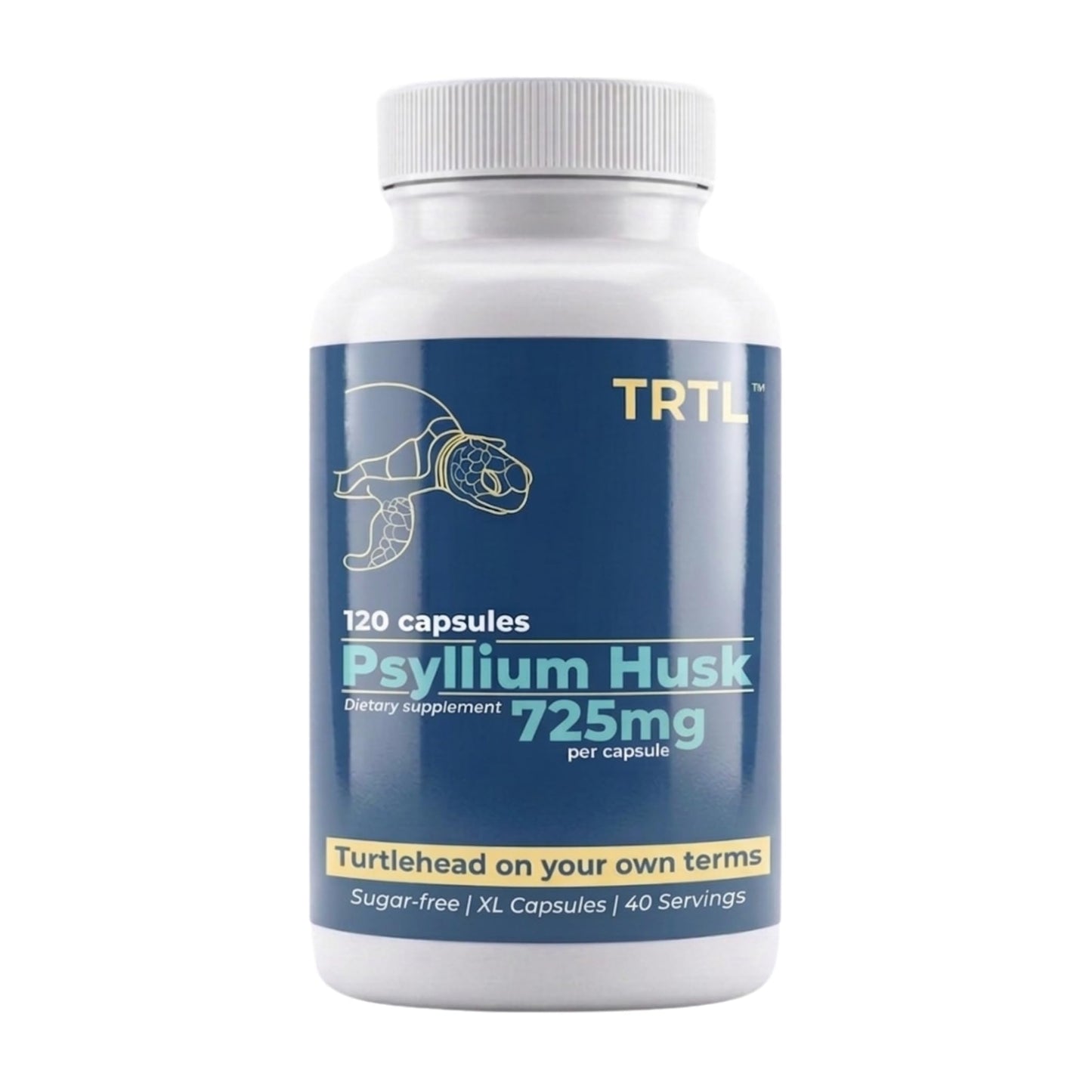 TRTL Supplements Psyllium Husk Capsule 120
