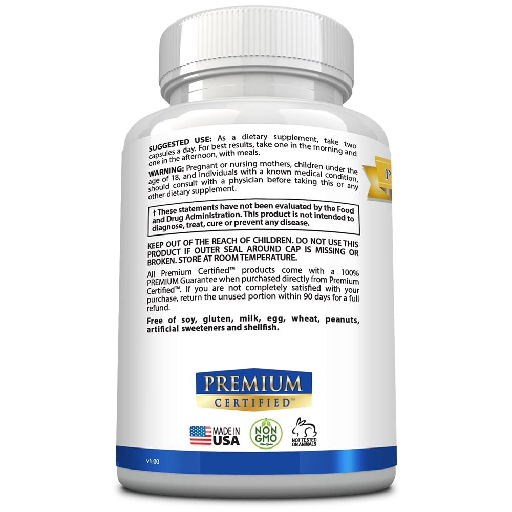 Premium Certified IBS MD Digestive Enzymes Capsules 60 Count