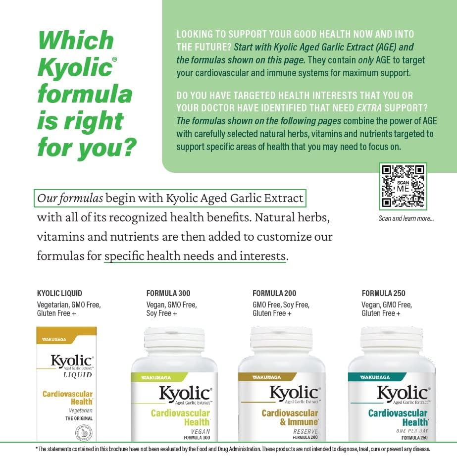 Kyolic Aged Garlic Extract Formula 300 Capsule, 360 Capsules