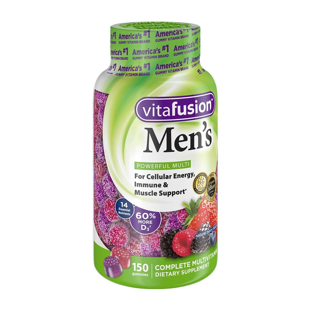 Vitafusion Mens Flavor Gummy Vitamins 150 Count