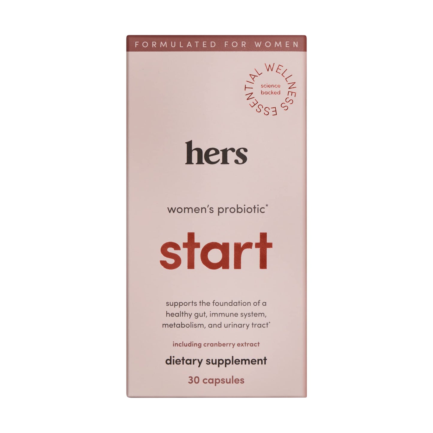 Hims & Hers Hers Start Supplement Capsule, 30 Capsules