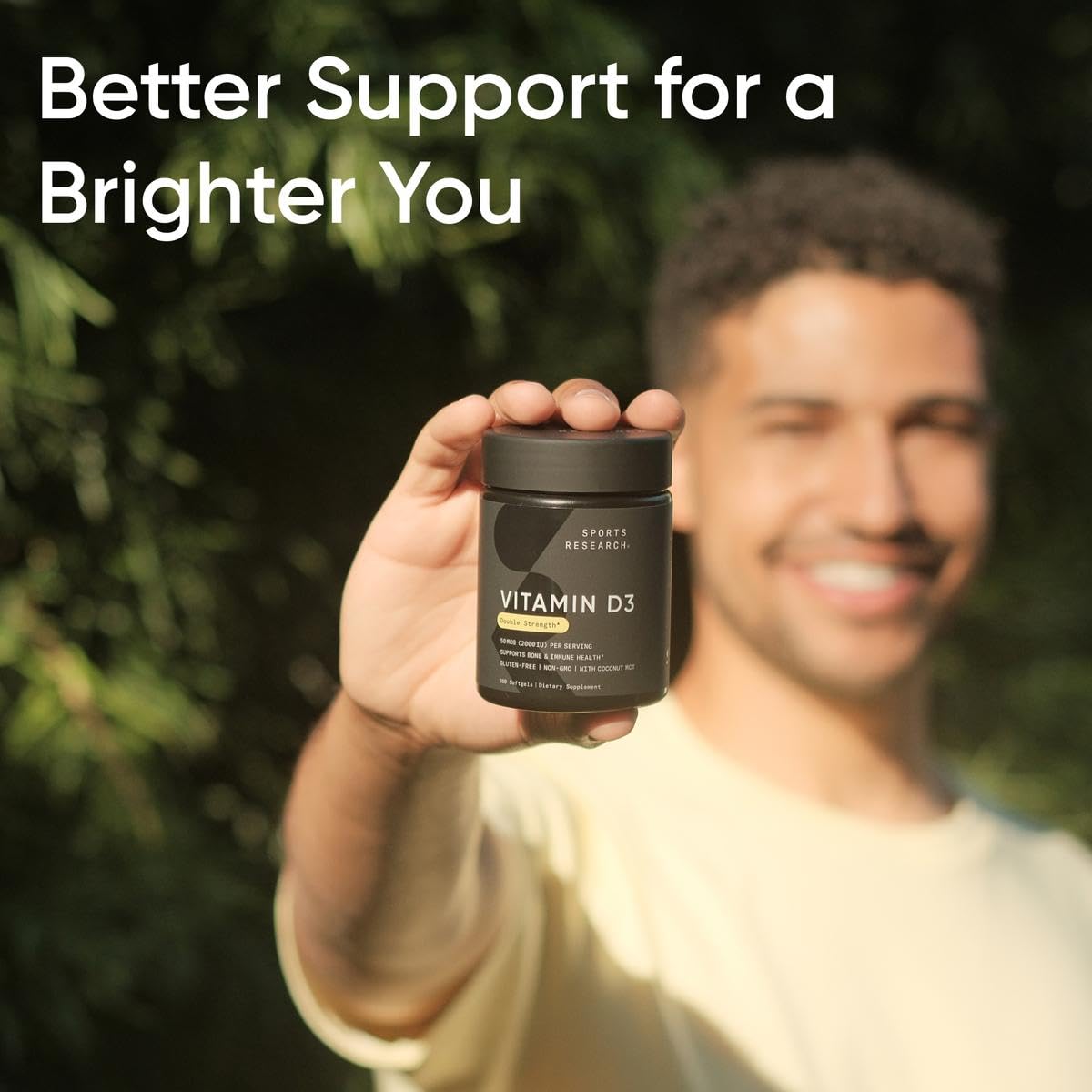 Sports Research Vitamin D3 5000iu/125mcg with Coconut Oil Softgels 360