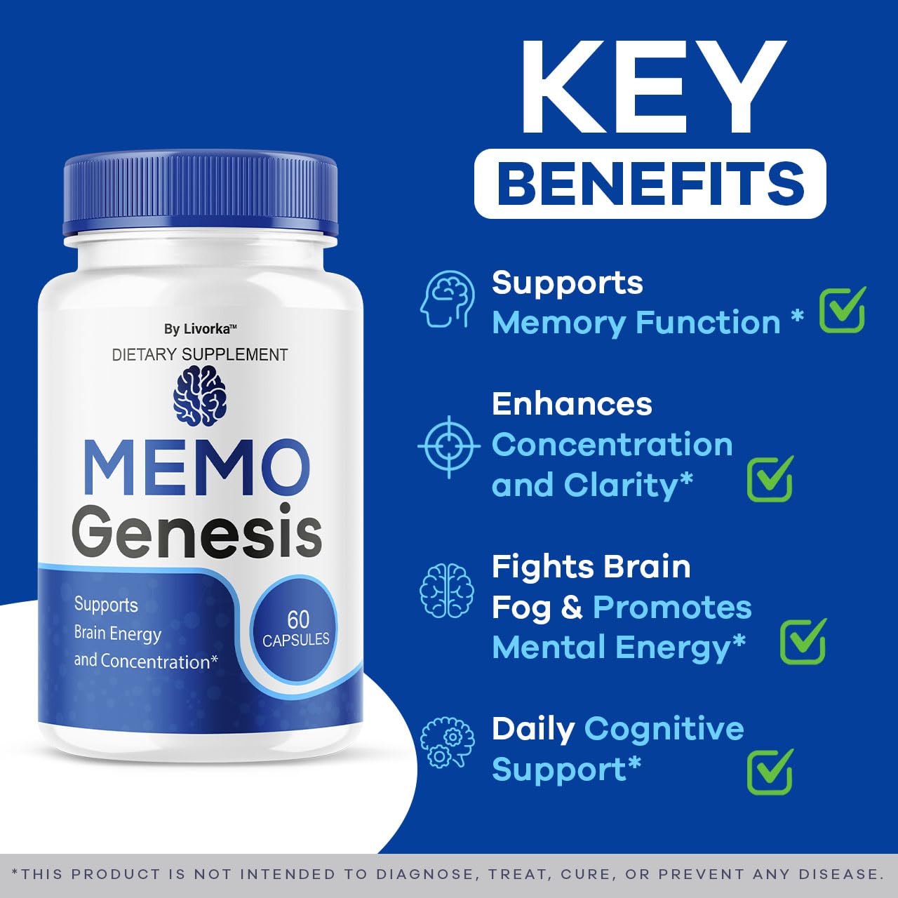 LIVORKA Memo Genesis Capsules, 300 Capsules
