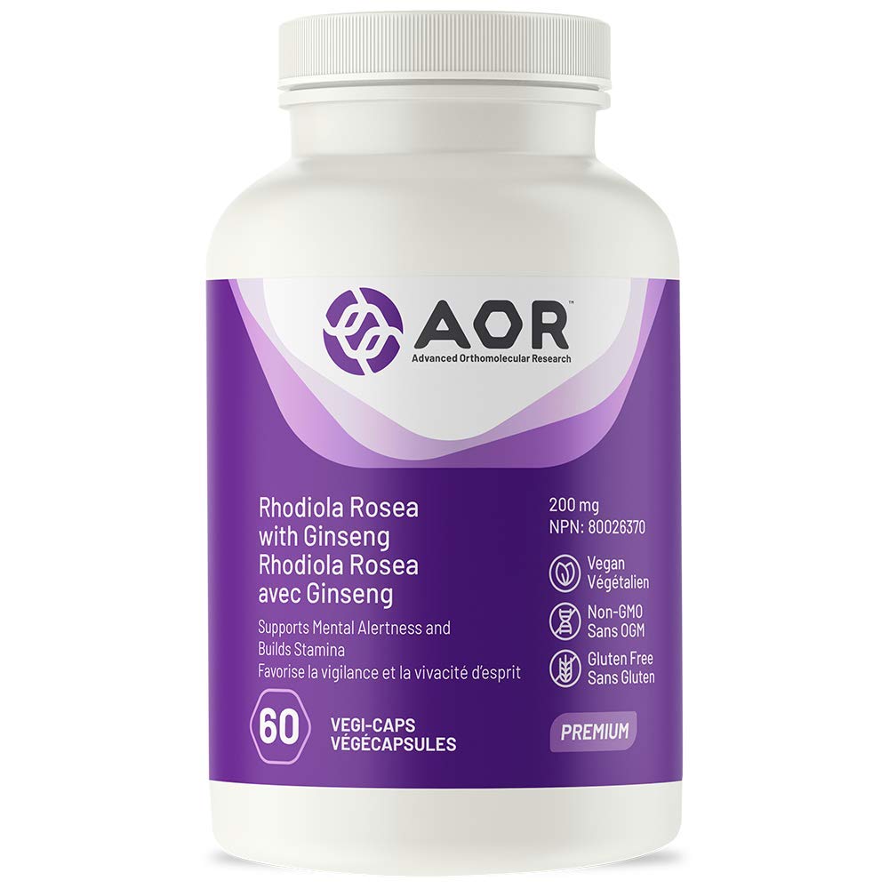AOR Rhodiola rosea with giseng Tablets, 60