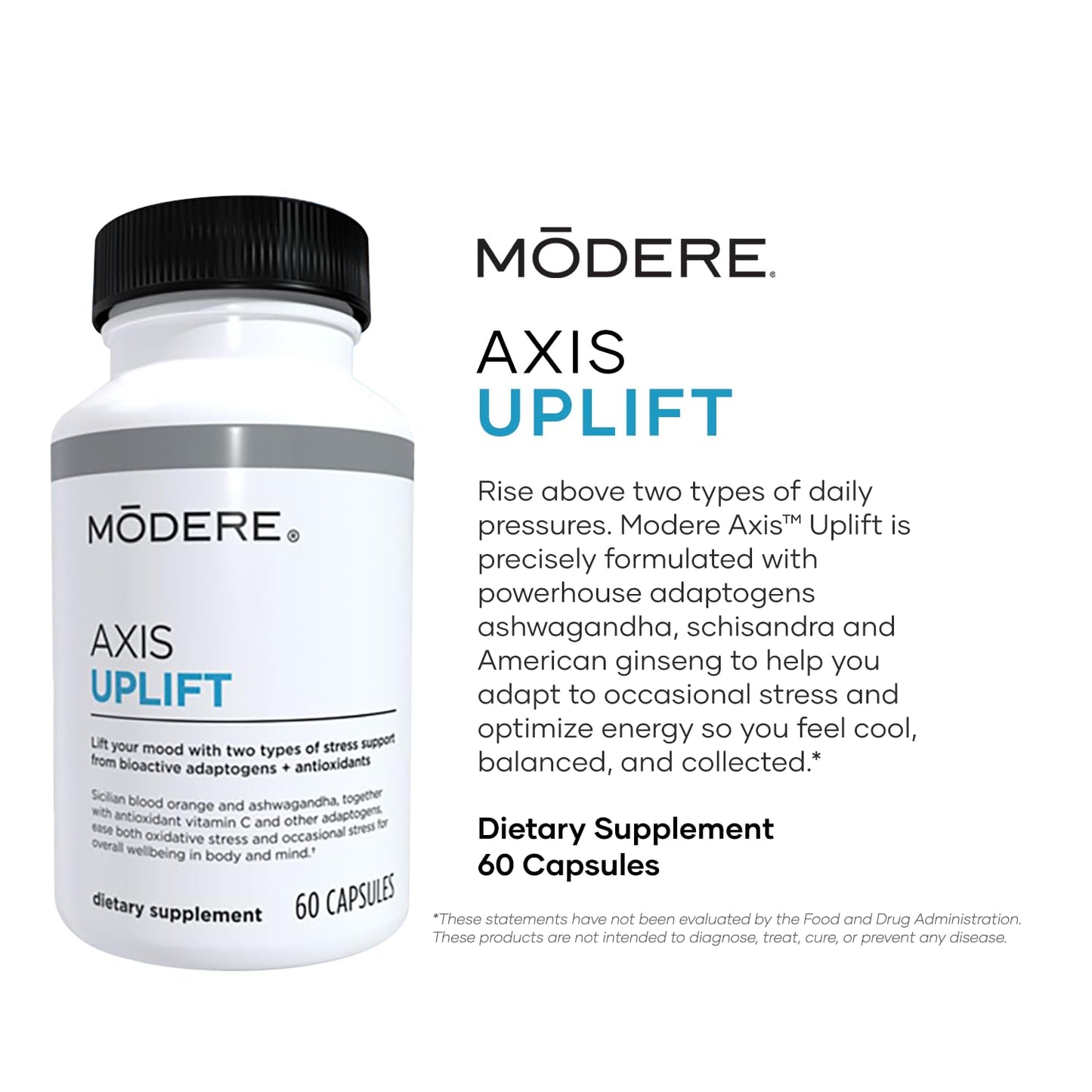 Modere Axis Uplift Wellness Capsules 60 Capsules