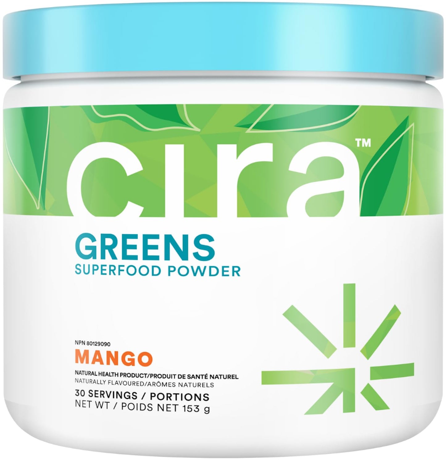 Cira Daily Greens Organic Spirulina Powder Mango 5.39 oz