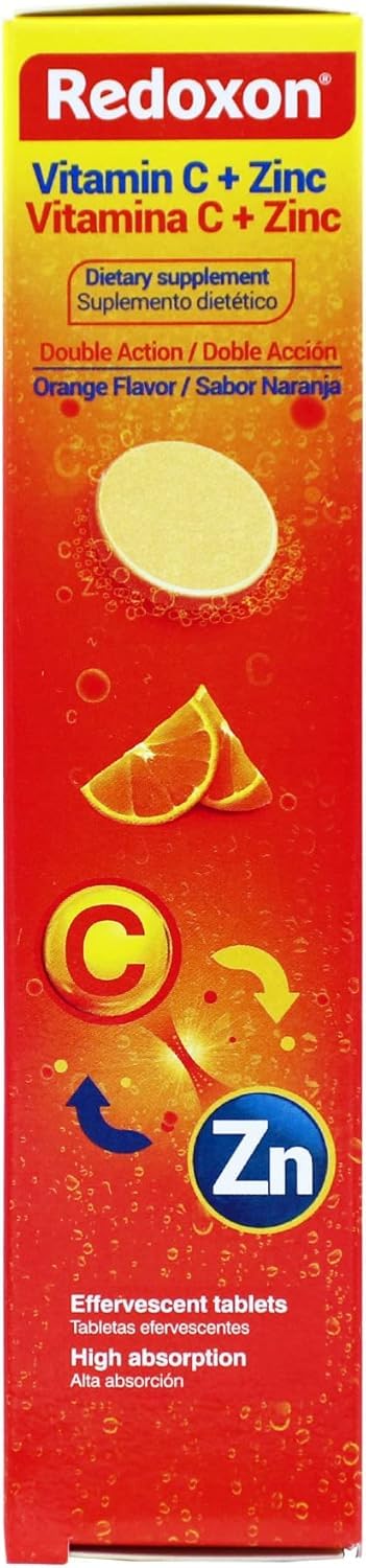 Redoxon Vitamin C + Zinc Tablet, 20 Count