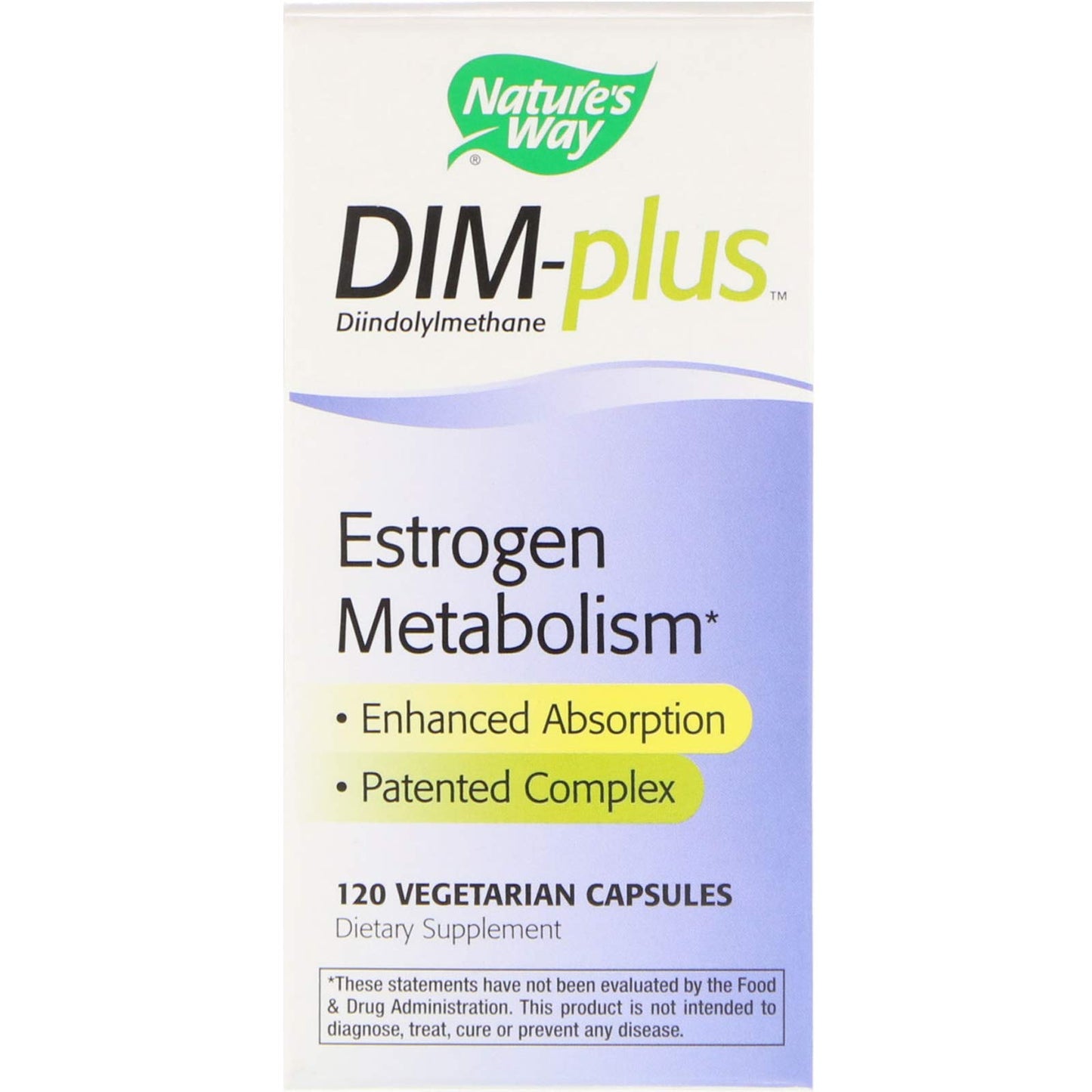 Nature's Way DIM-Plus Estrogen Metabolism Capsules, 240 Capsules
