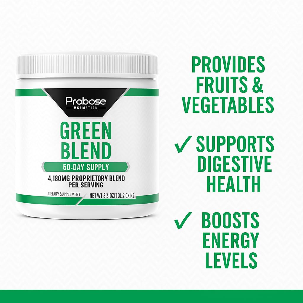 Probase Nutrition Greens Blend Powder 5.3 Ounce