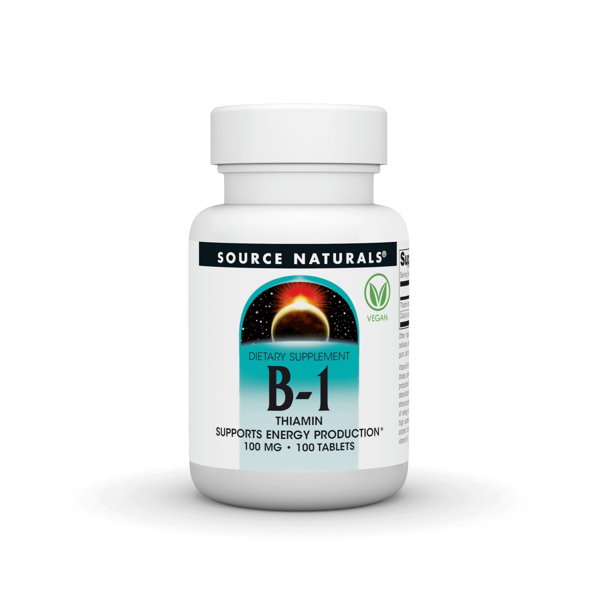 Source Naturals Vitamin B-1 Thiamin 100 Tablets