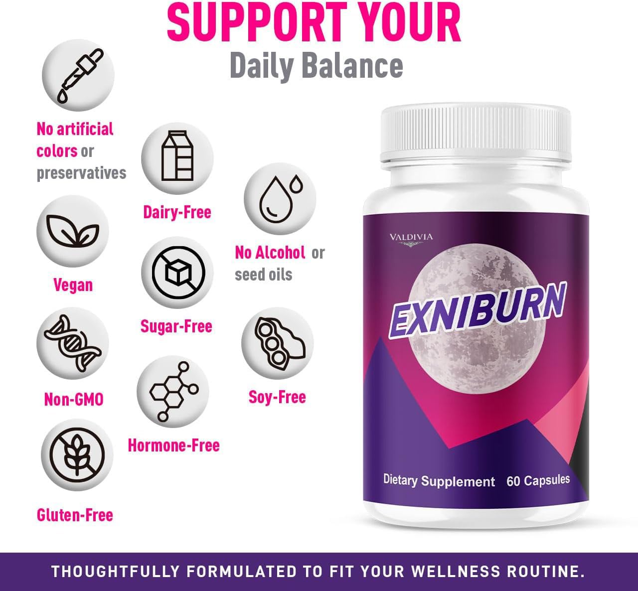 Valdivia Exniburn Capsules 60 Count