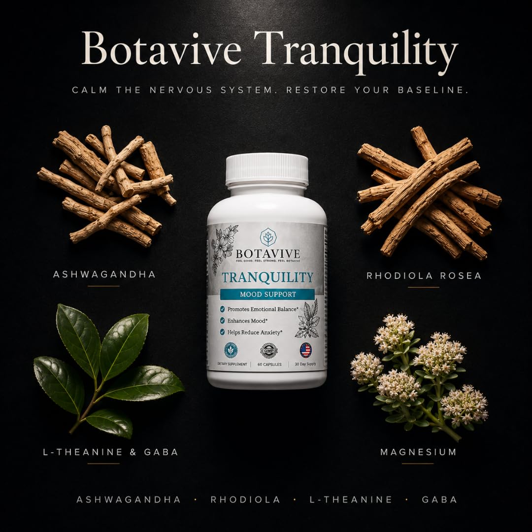 Botavive Stress Relief Calm Support Capsules, 60 Capsules