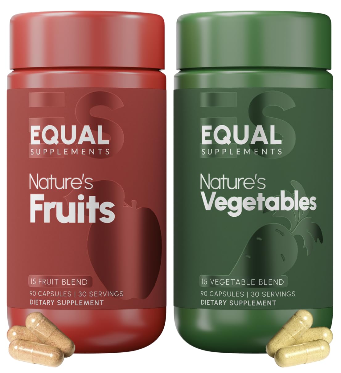 Equal Supplements Fruits and Vegetables Supplements Capsule 180 Count