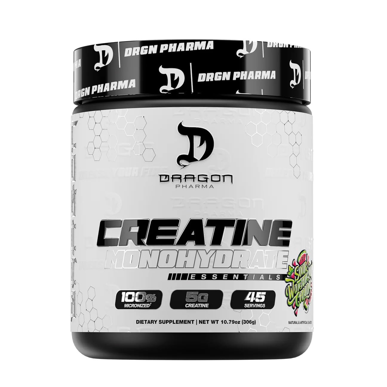Dragon Pharma Flavored Creatine Monohydrate Powder 10.79 Ounce