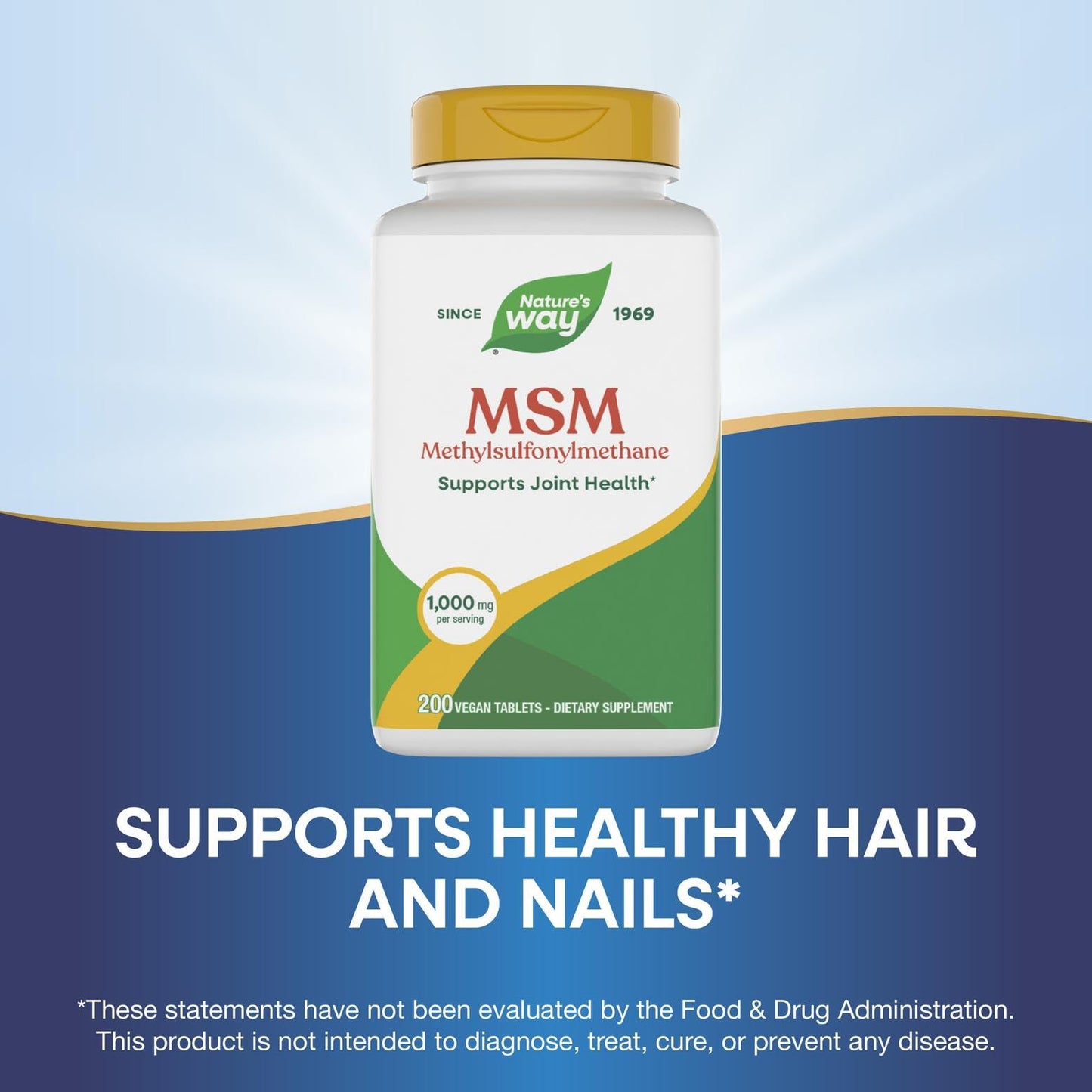 Nature's Way MSM 200 Tablets