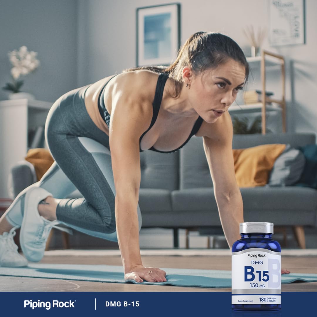 Piping Rock DMG Supplement B15 Capsule, 180 Capsules