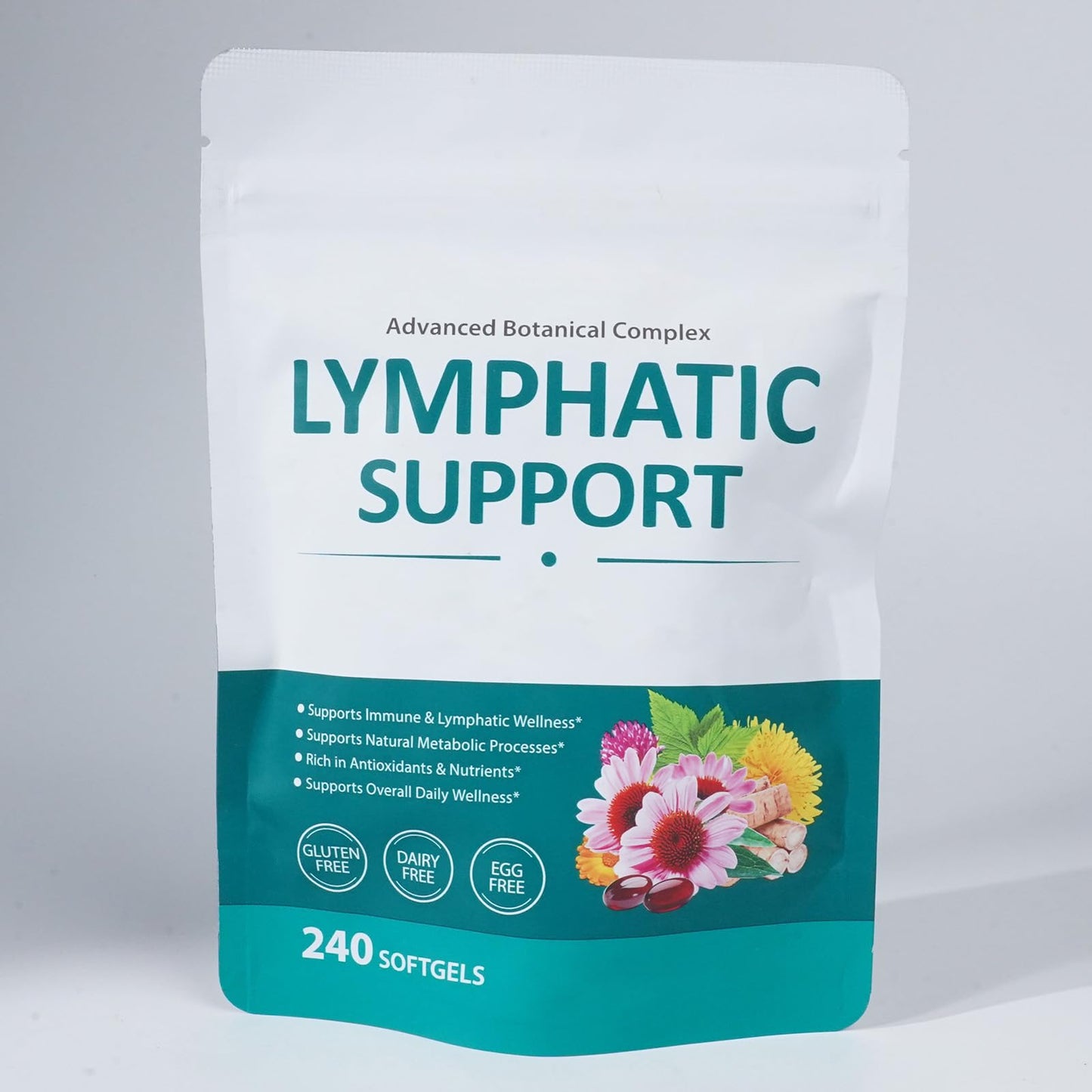 YEMFGQOE Lymphatic Drainage Supplements Softgels, 240 Count