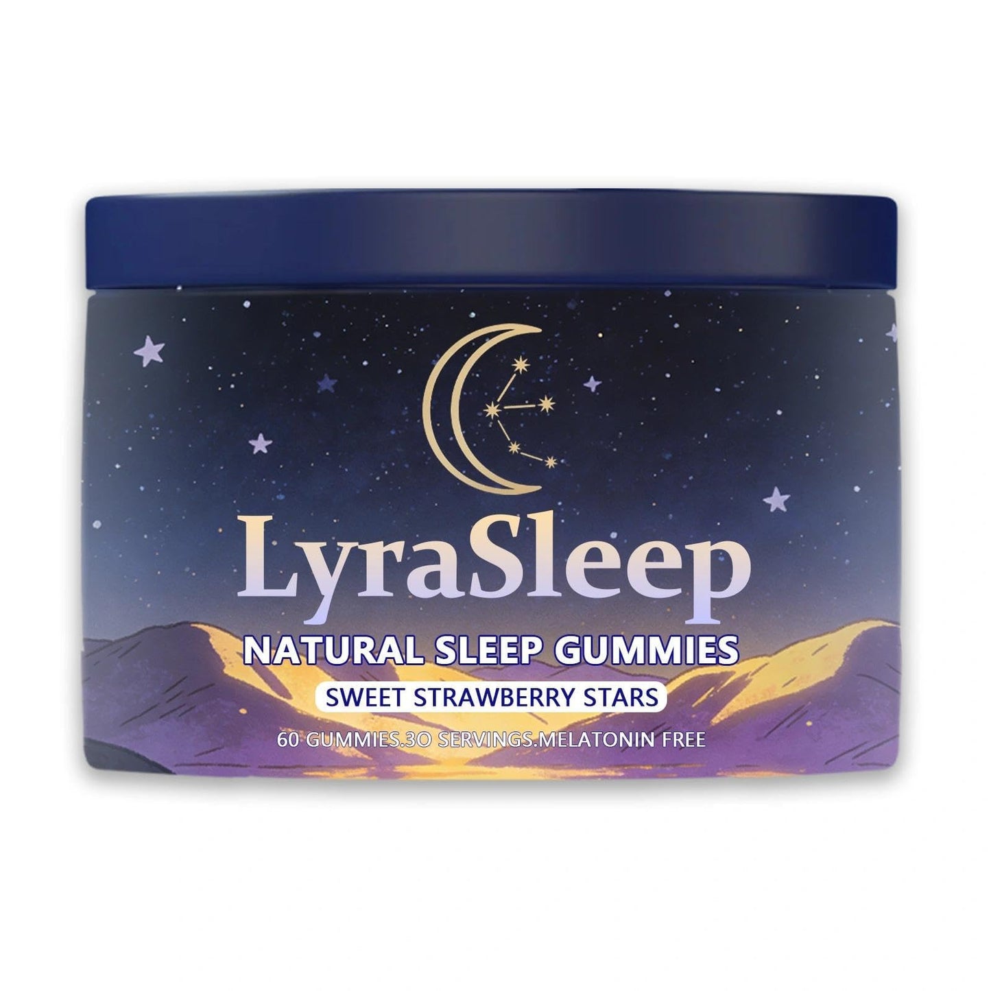 Zefdvc LyraSleep Natural Sleep Gummies, 1 Count