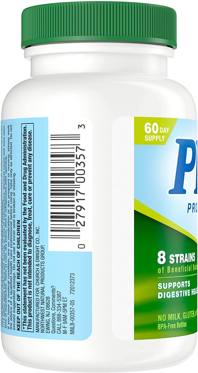 Nutrition Now PB8 Pro-Biotic Vegetarian Acidophilus Capsules, 360 Count