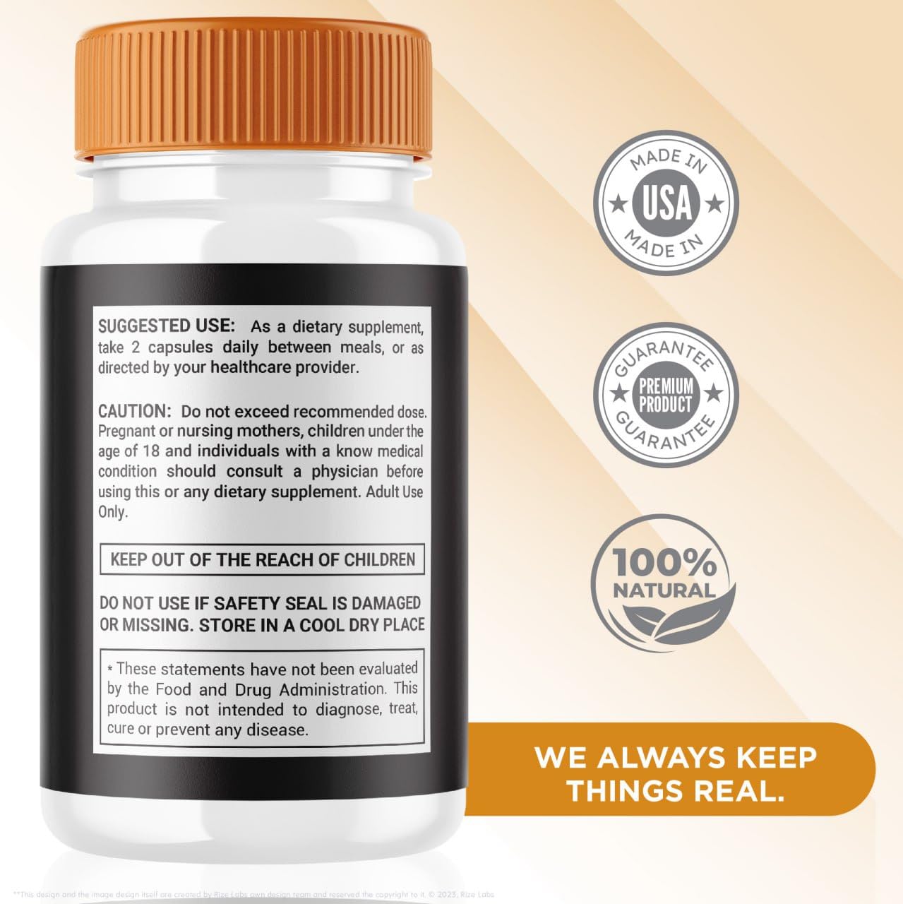 Rize Labs ProstateFlux Capsules, 60 Count