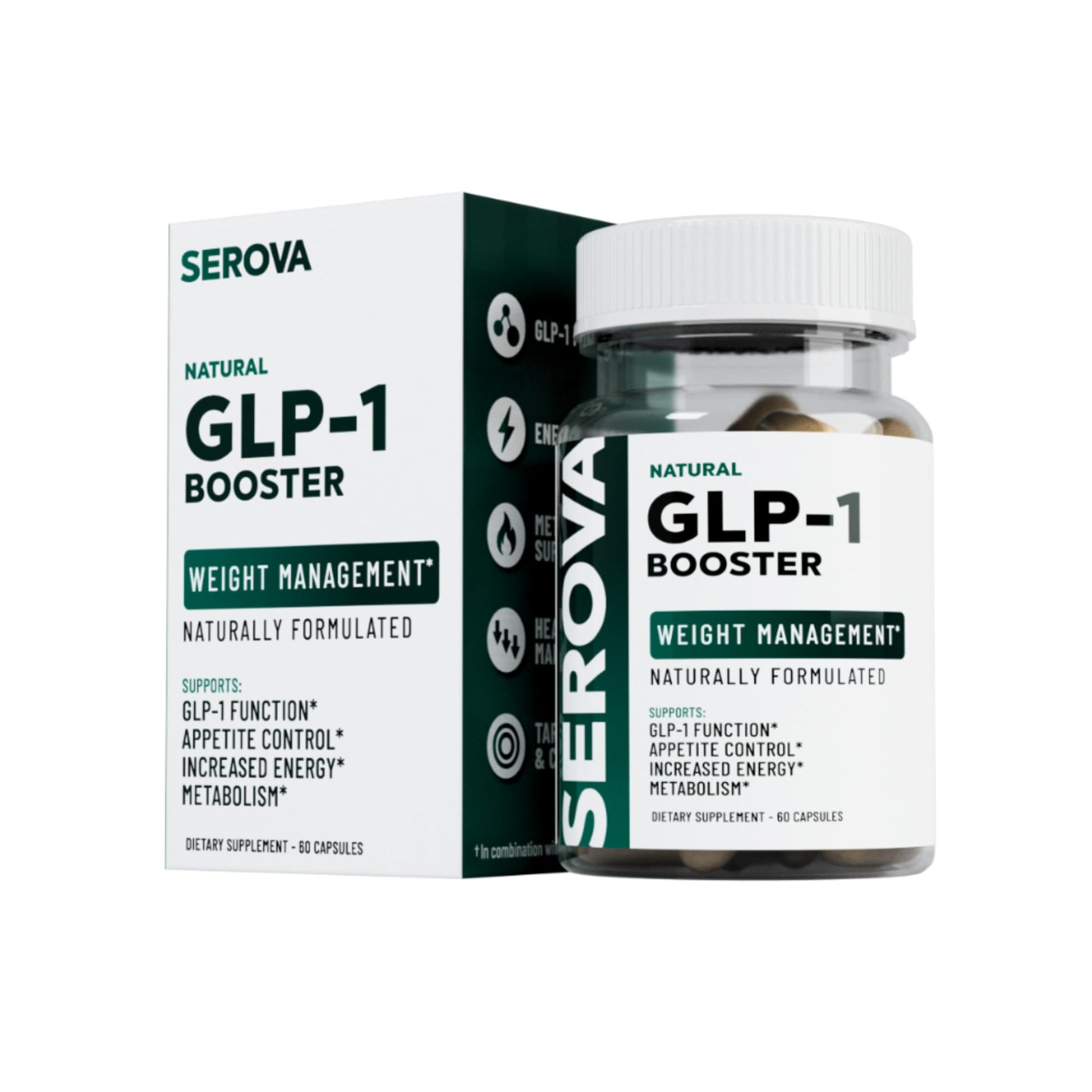 SEROVA Wellness GLP-1 Support 60 Capsules