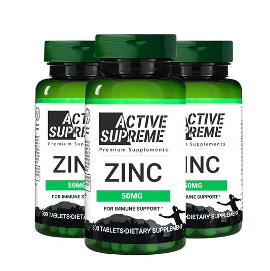 Active Supreme Zinc Citrate 50 mg Capsule, 300 Count