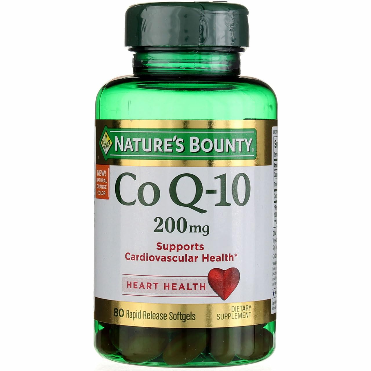 Nature's Bounty Co Q-10 200 mg Tablet, 160 Tablets