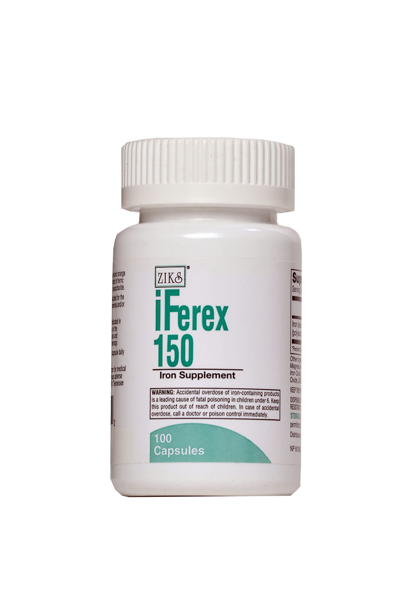 Ziks iFerex 150 Capsule, 100 Count