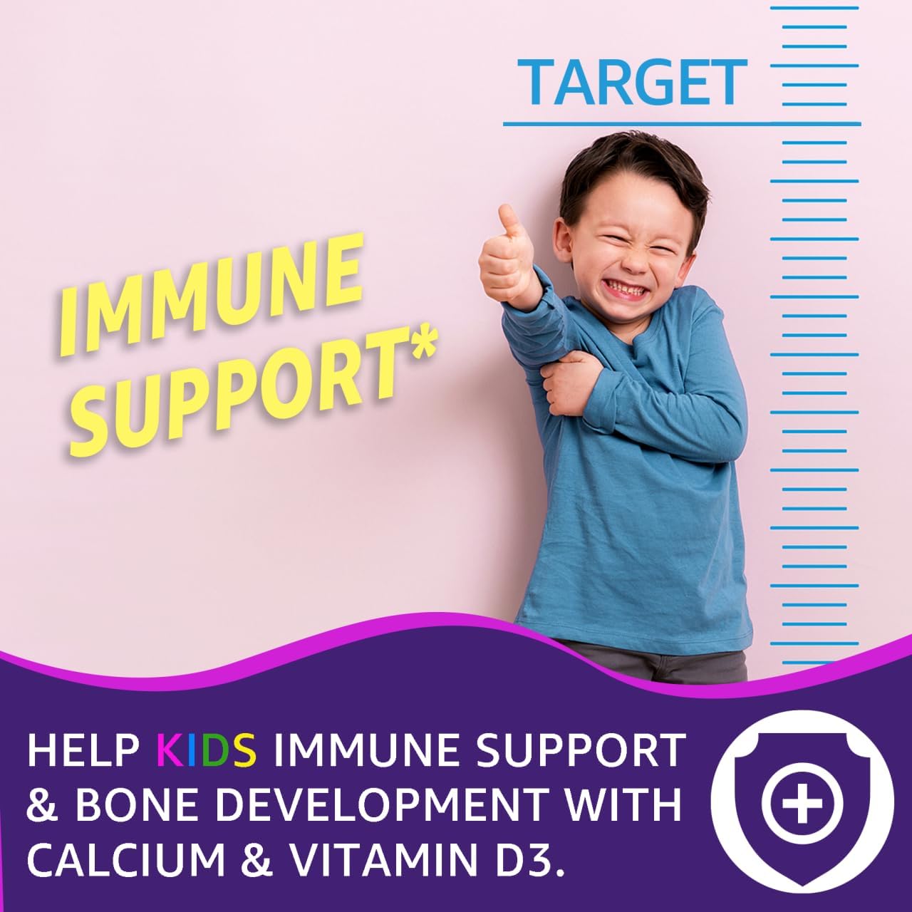 LILICARE Kids Sleep Gummies, Magnesium Glycinate Gummies, Melatonin-Free Sleep Aid with Magnesium, Calcium, D3, B6, L-Theanine, 60 Gummies