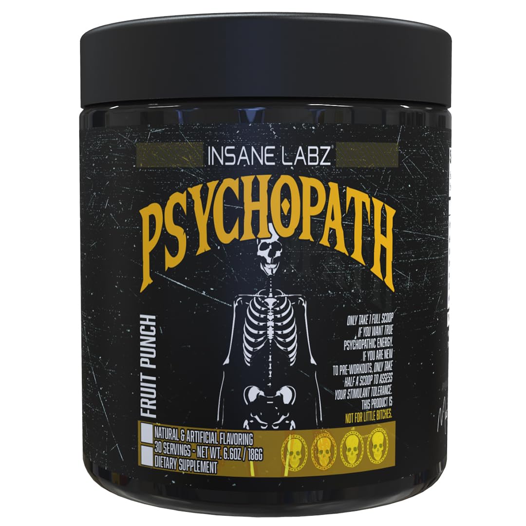 Insane Labz Psychopath Preworkout Powder 30 Servings