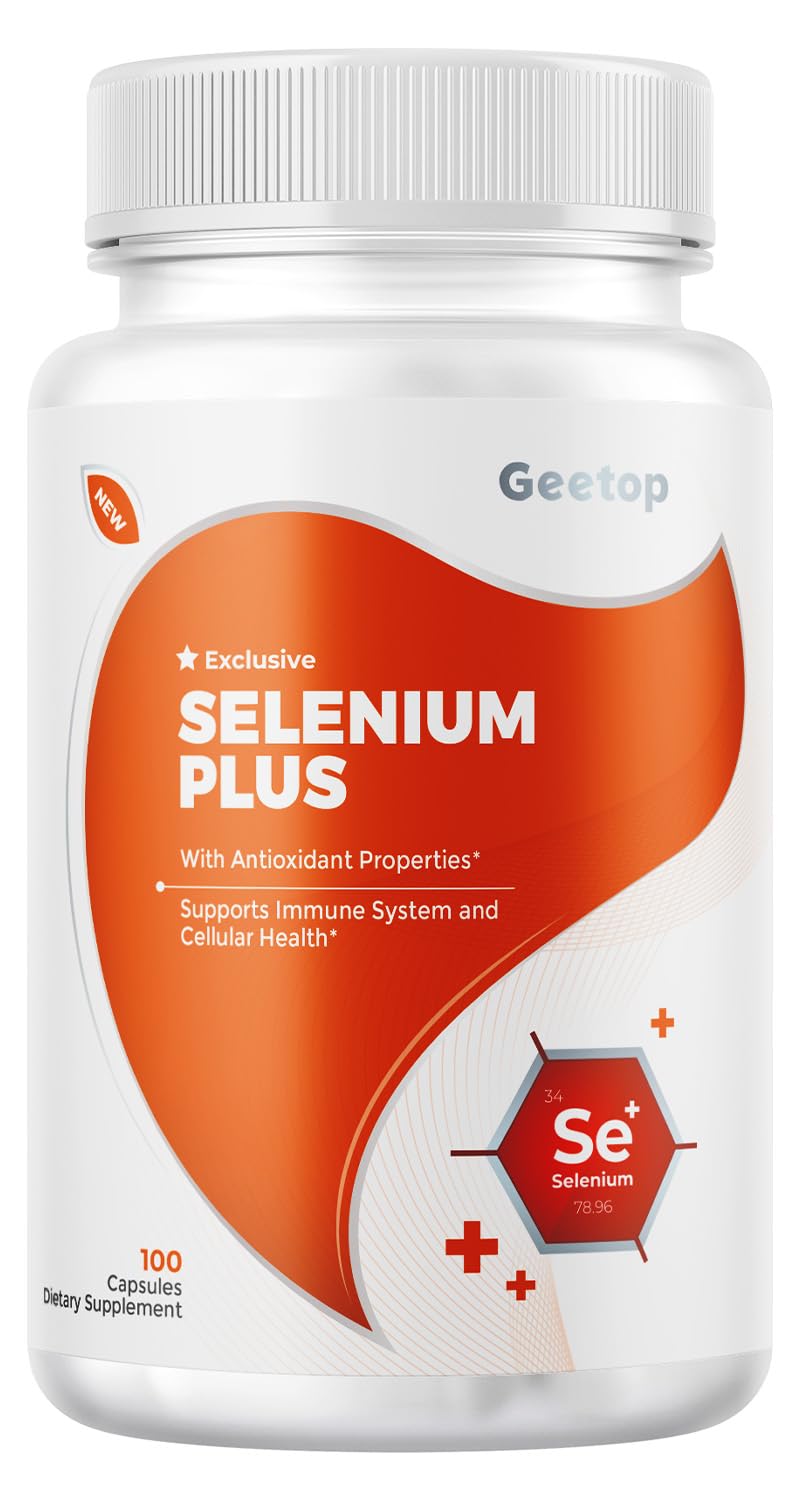 Geetop Selenium 200mcg Capsules, 100 Count