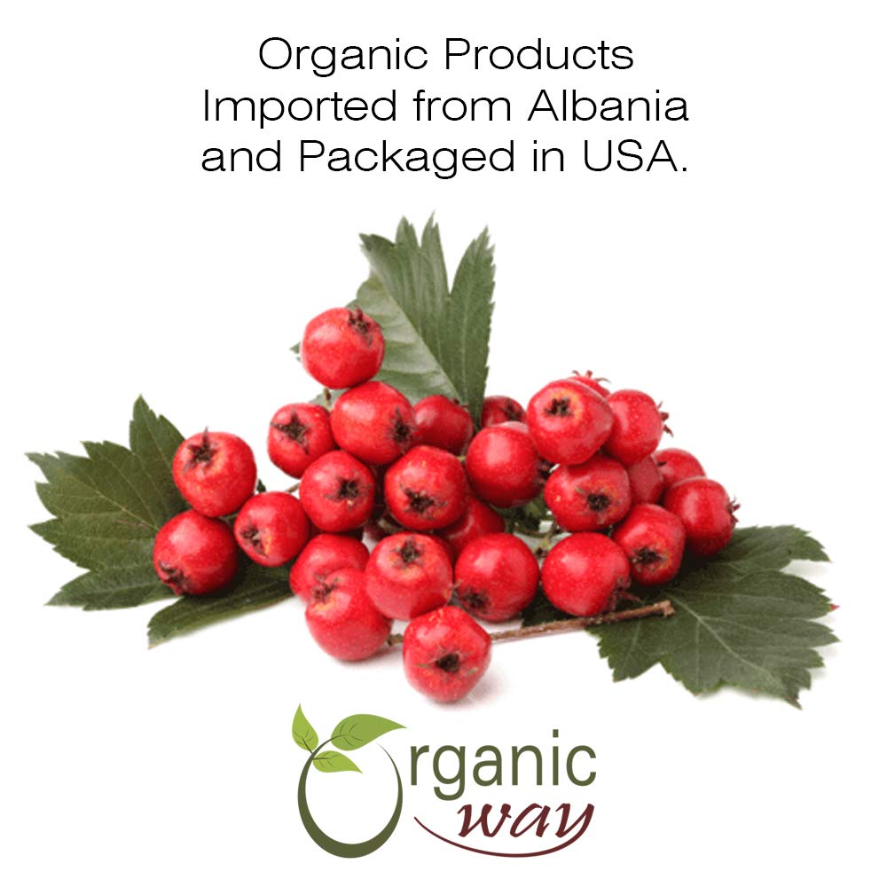 Organic Way Hawthorn Berry Powder 4 Ounce