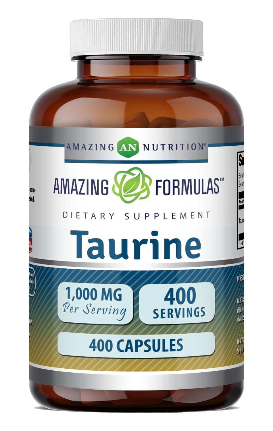 Amazing Nutrition Taurine 1000 Mg Capsule 400 Capsules