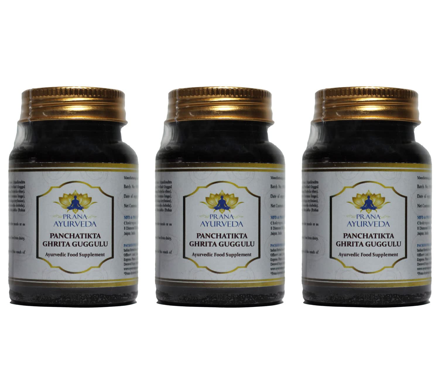 Prana Ayurveda Panchatikta Ghrita Guggulu Tablets, 3 Count