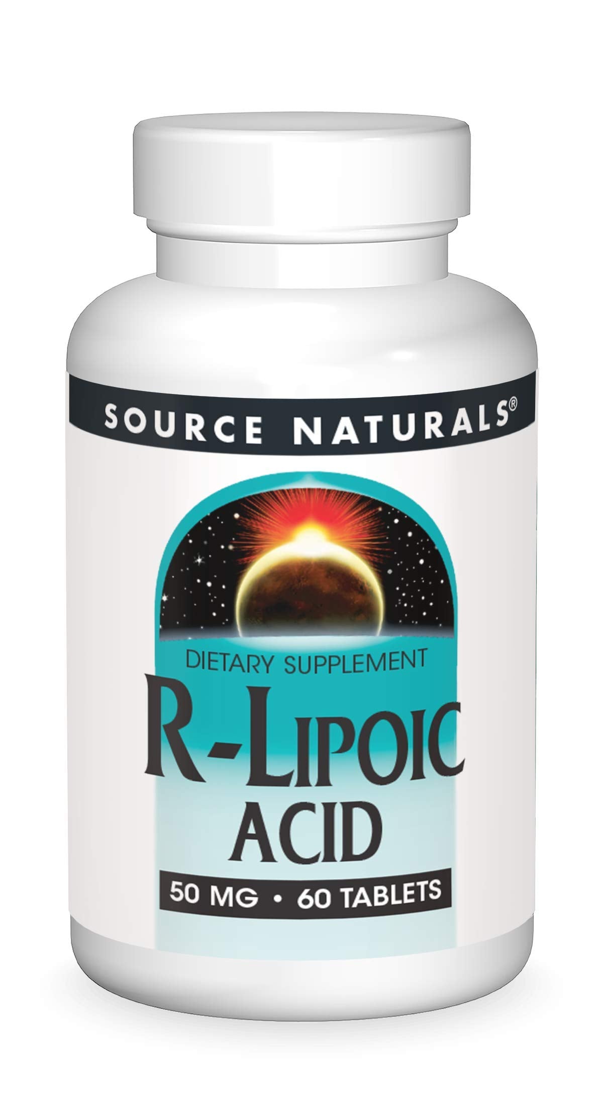 Source Naturals R-Lipoic Acid 50mg Tablets, 60 Tablets