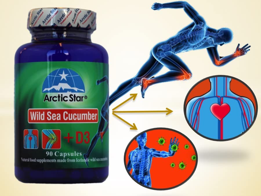 Arctic Star Sea Cucumber with Vitamin D3 Capsules 90 Capsules