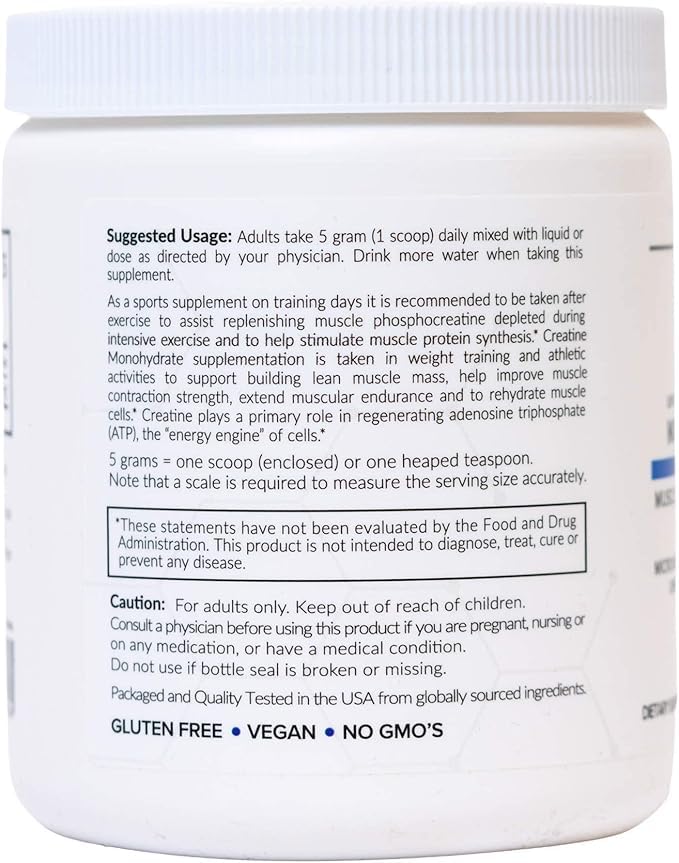 Generic Pro Basics Micronized Creatine Monohydrate Powder, 10.6 oz