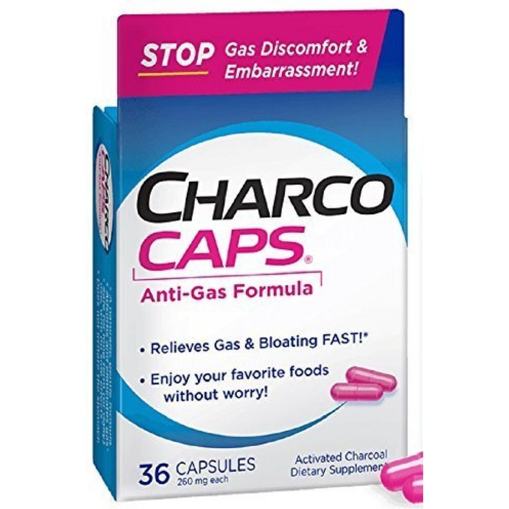 Charcocaps CharcoCaps 260 mg Capsules, 72 Capsules