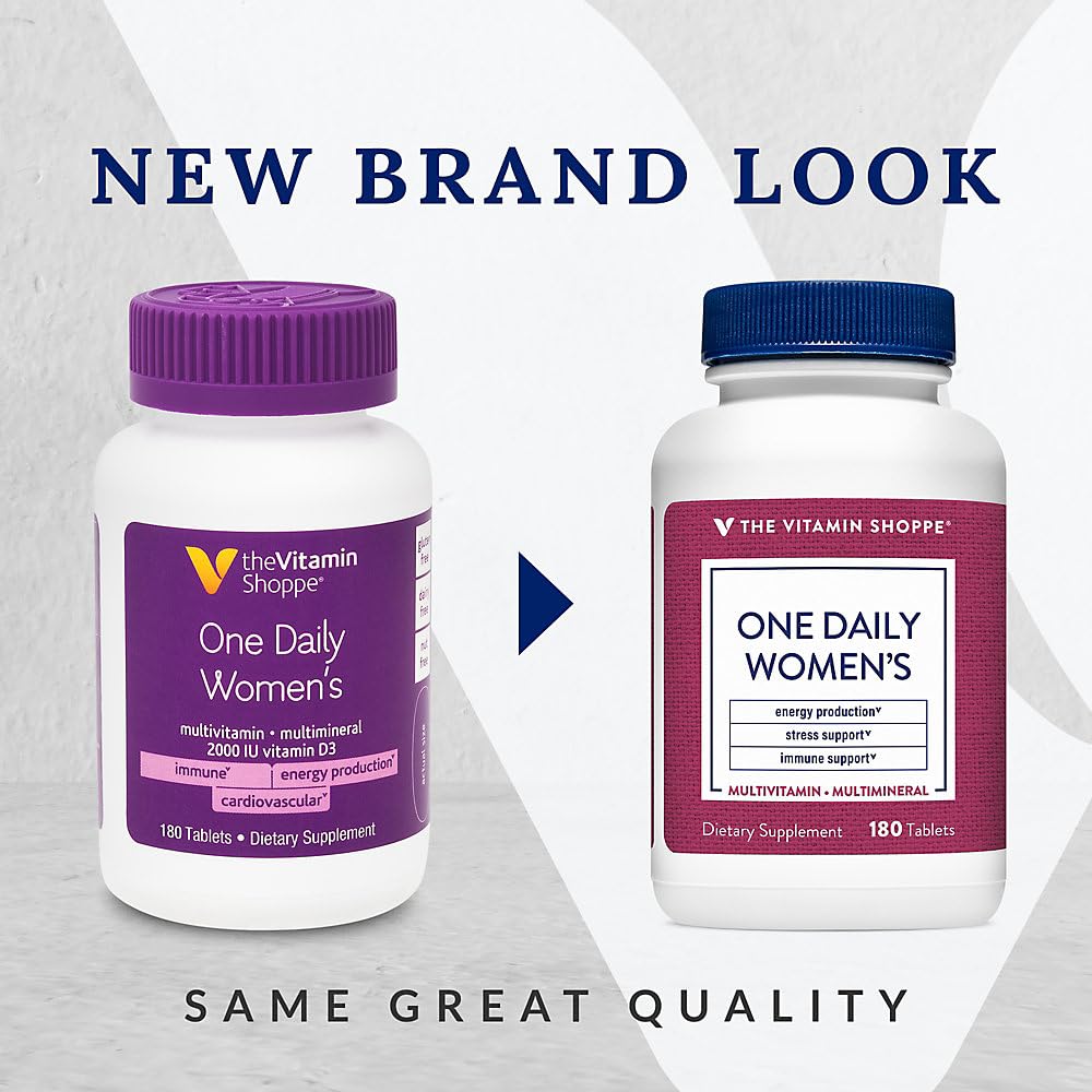 The Vitamin Shoppe One Daily Women's Multivitamin Tablets 180