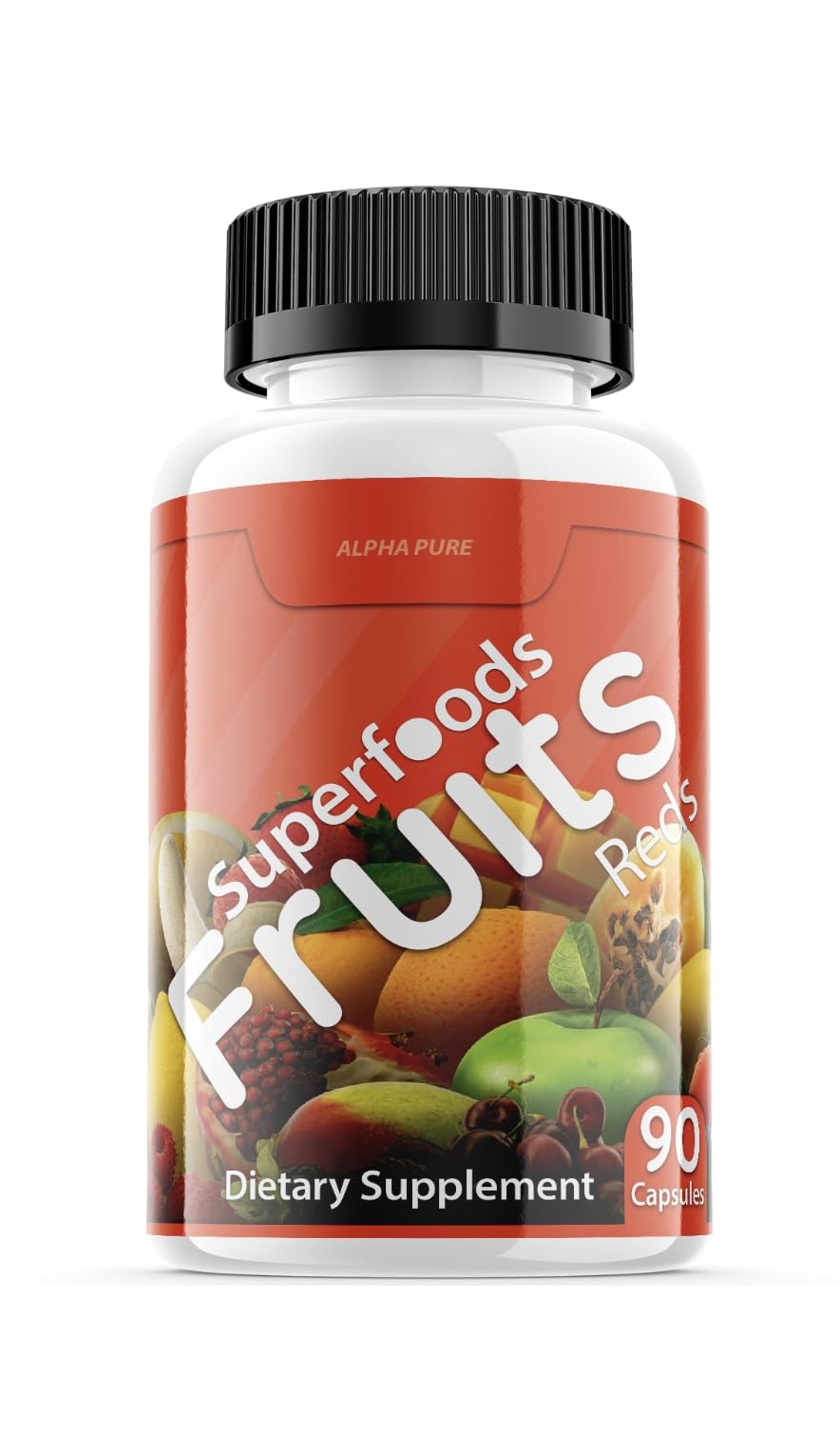 Alpha Pure Superfoods Greens & Veggies, Fruits and Reds Capsules 540 Capsules