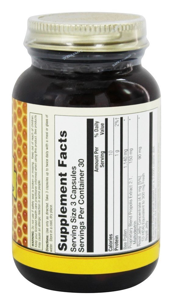 Montana Big Sky Bee Pollen with Royal Jelly & Propolis 90 Capsules