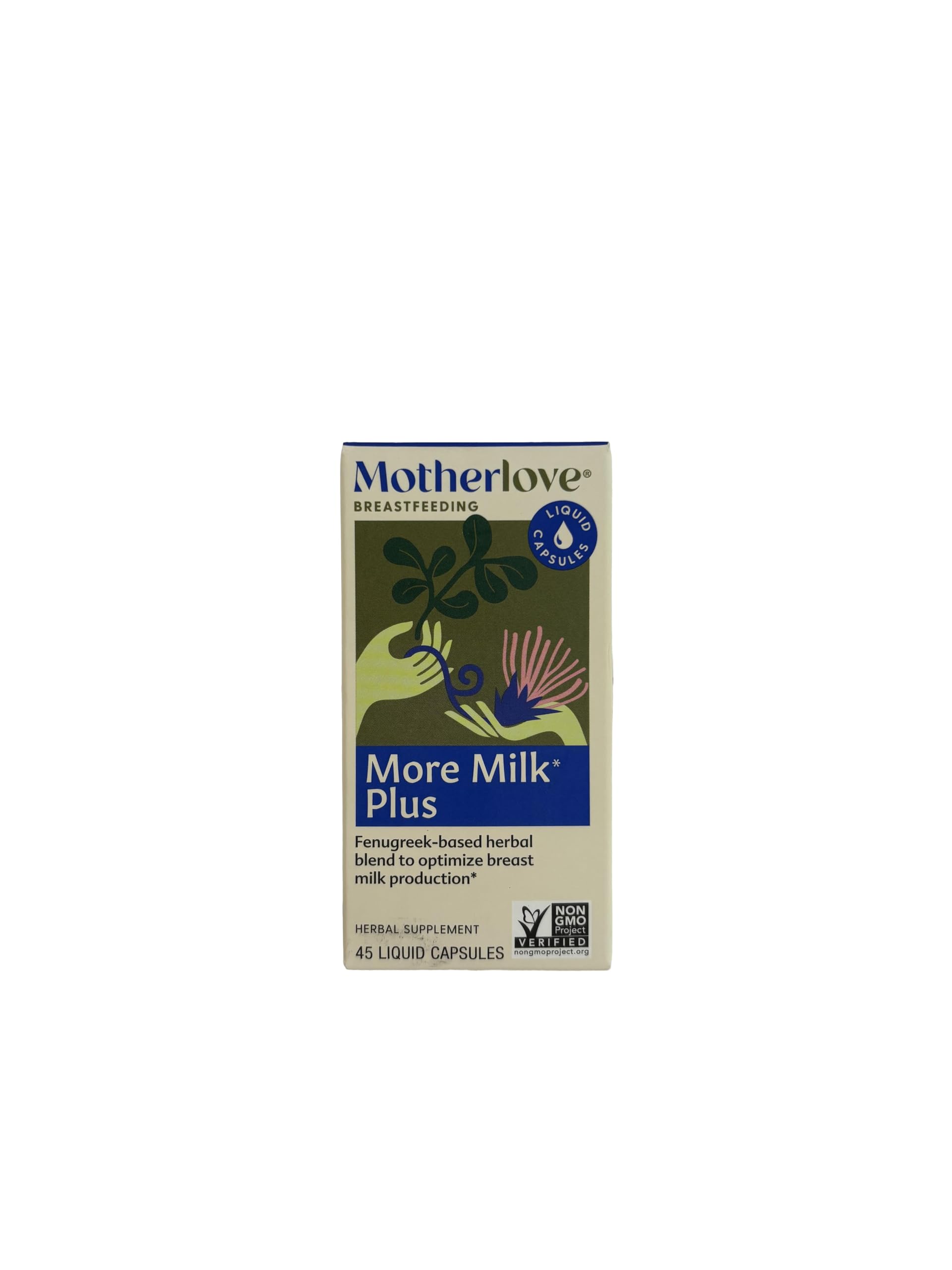 Motherlove More Milk Plus Vegan Capsules, 45 Capsules