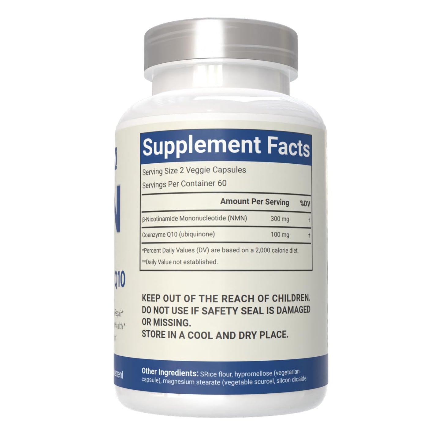 VitaCosmoX Nicotinamide with CoQ10 Coenzyme Q10 Capsule 1 Count