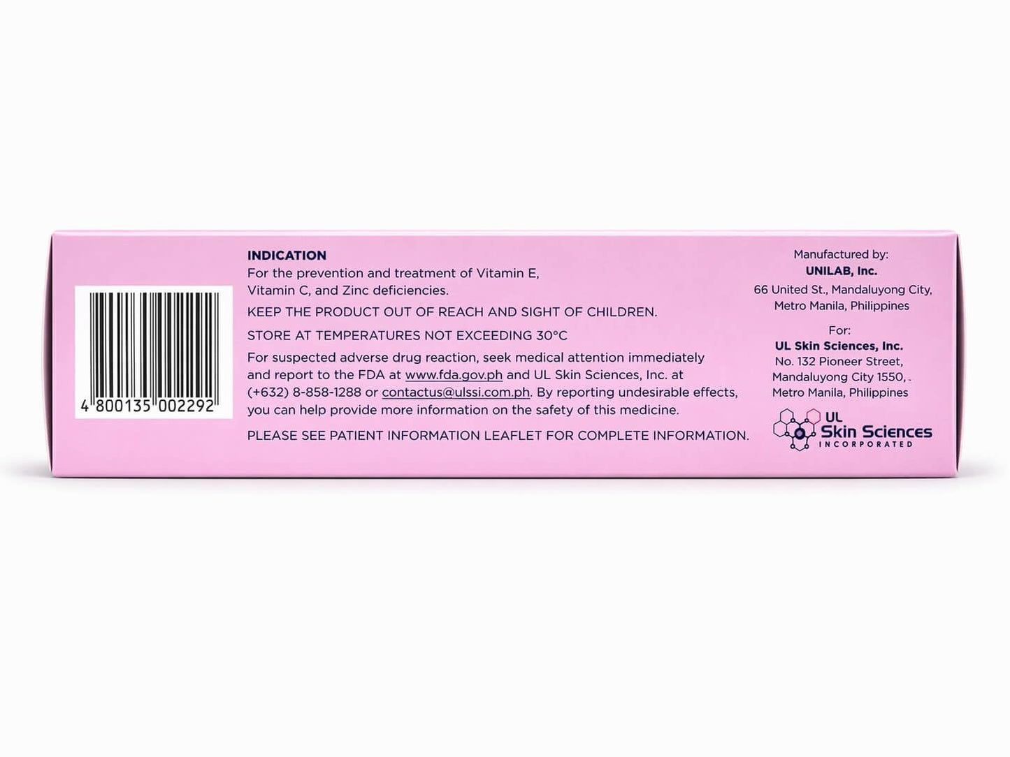 Generic Fortima Vitamin E + Vitamin C + Zinc Tablets Film-Coated Tablet, 30 Tablets