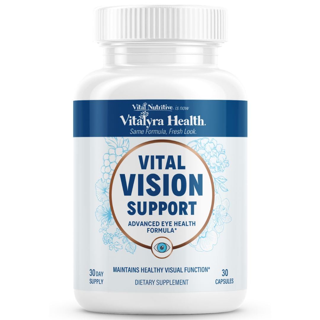VITAL NUTRITIVE Eye Health Vitamins Lutein, Beta Carotene Vision Supplement Capsules, 30 Capsules