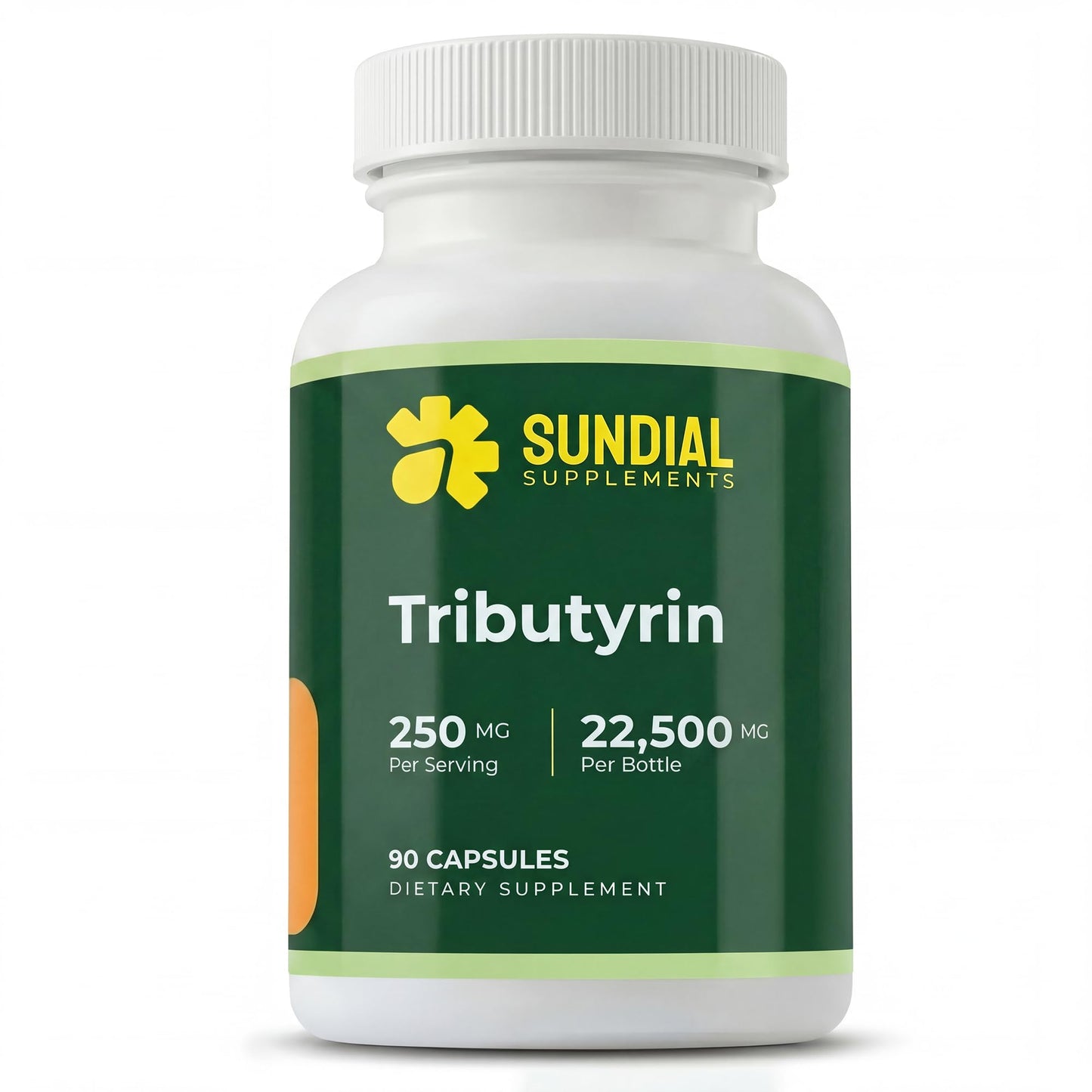 SUNDIAL SUPPLEMENTS Tributyrin 250 mg Capsule, 1 Count