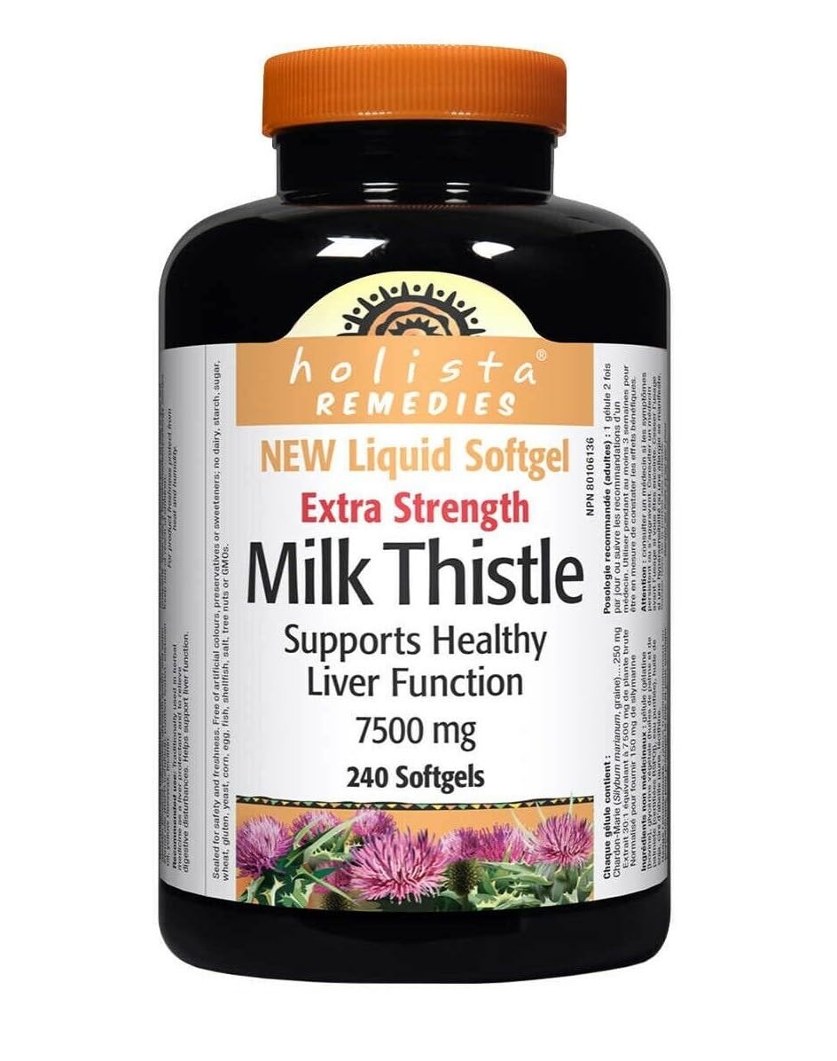 Holista Milk Thistle 250mg Capsules, 1 Capsule