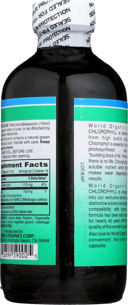 World Organic Chlorophyll Capsule 8 Capsules