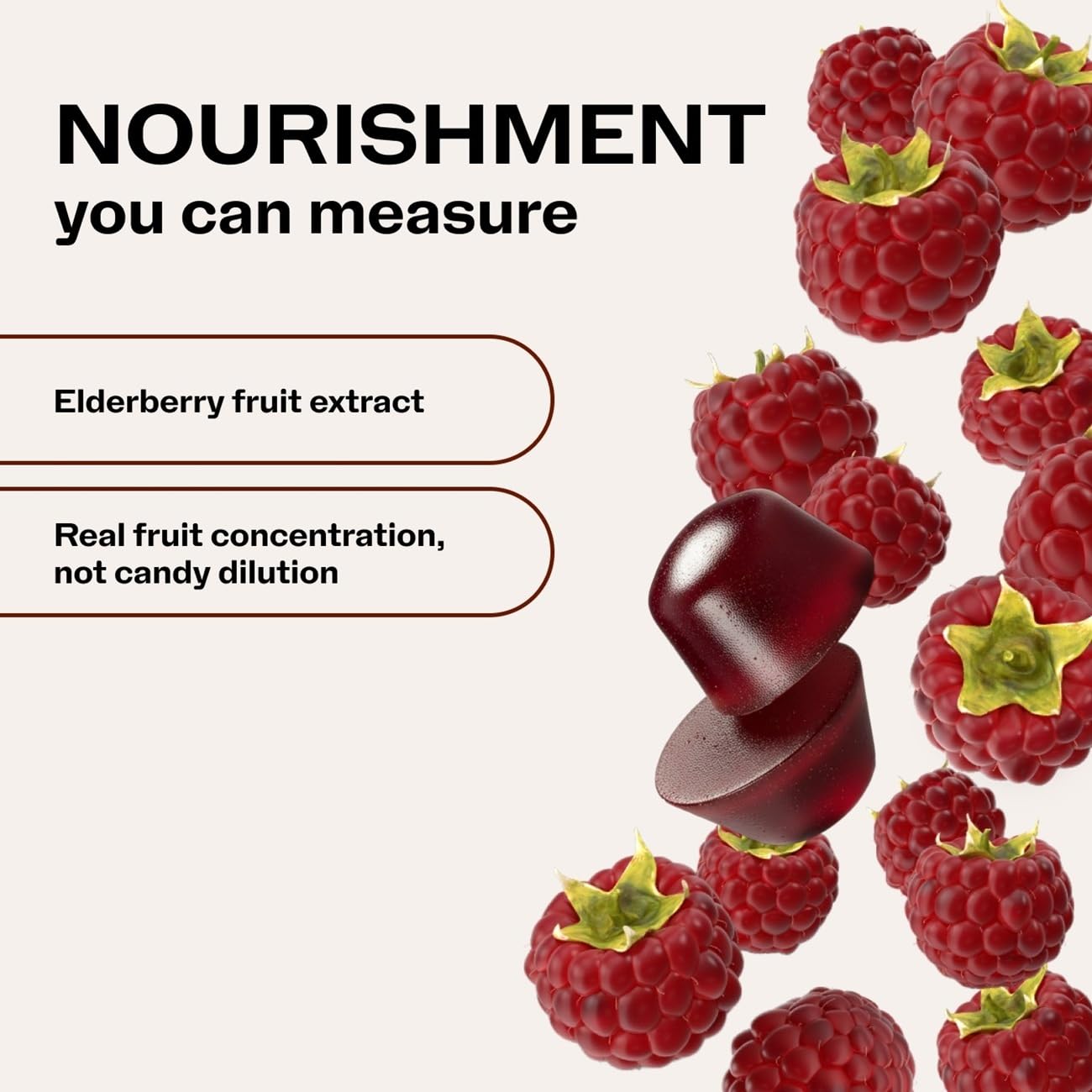 Vimergy NutriDense Immunity Elderberry & Zinc Gummy 60 Count