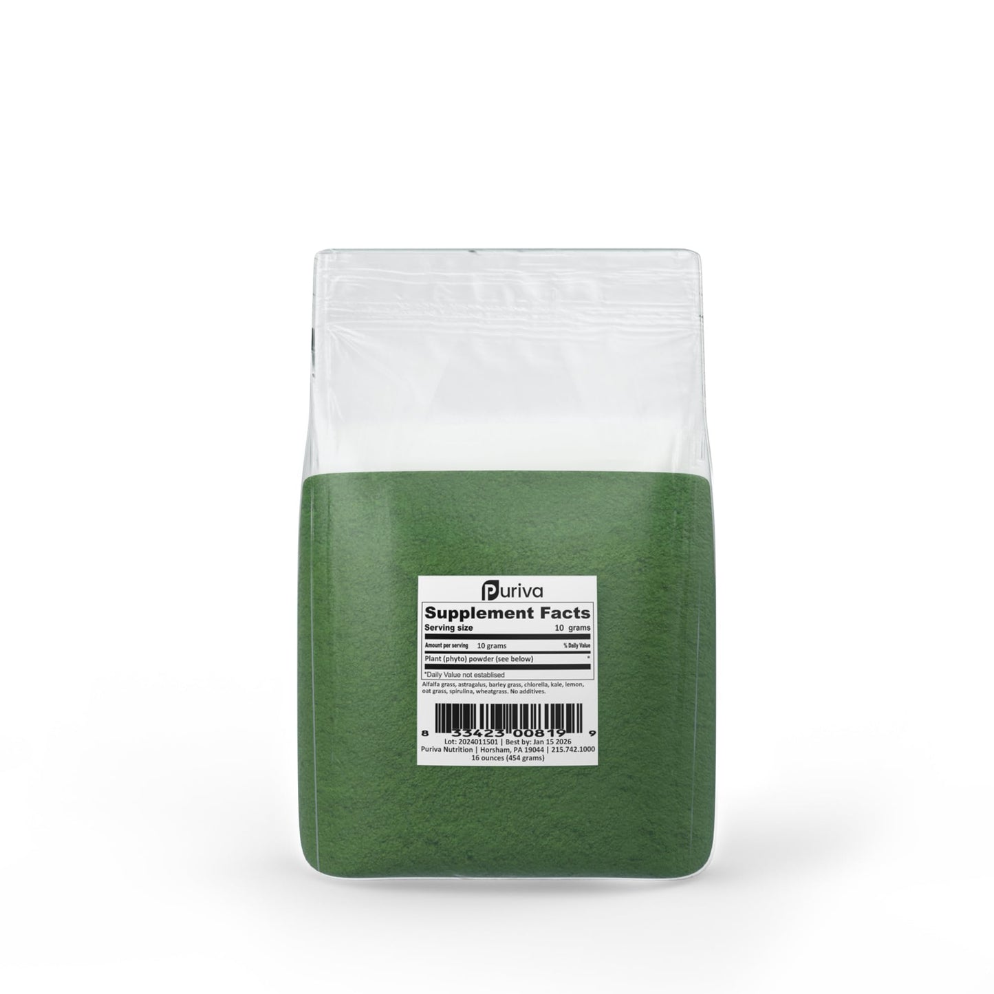 Puriva Nutrition Phytonutrient Powder, 16 oz